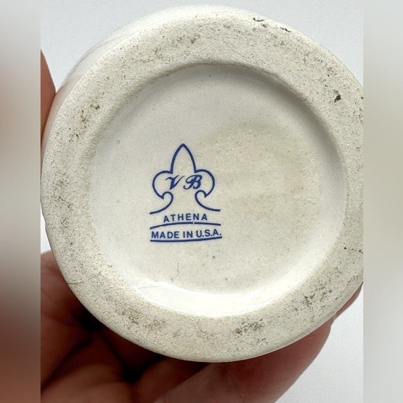 VTG VB Athena California Pottery Ceramic Floral Bud Vase RARE Cottage - Picture 14 of 16